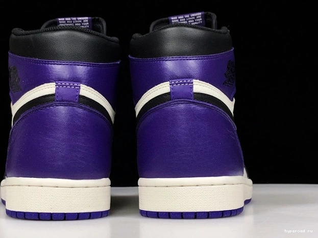 Air Jordan Purple Court 1 555088-501 0706